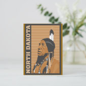 ノースダコタトラベルデザイン ポストカード (スタンド正面)