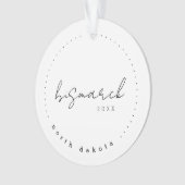 ノースダコタトラベル統一された州、ビスマルク オーナメント (正面)