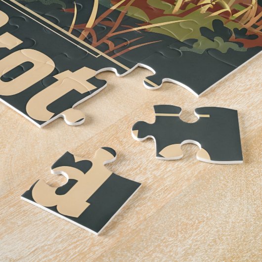 ノースダコタビソンヴィンテージ ジグソーパズル (側面)