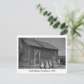 ノースダコタファームハウス1930年代 ポストカード (スタンド正面)