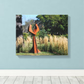 ノースダコタプレーリーダンサー、メイビル キャンバスプリント (インサイチュ (ウッドフロア))