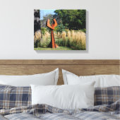 ノースダコタプレーリーダンサー、メイビル キャンバスプリント (インサイチュ (寝室))