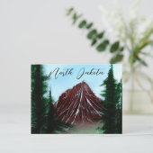 ノースダコタマウンテンランオフ ポストカード (スタンド正面)