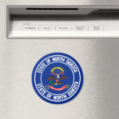 ノースダコタラウンドエンブレム マグネット (インサイチュ (食洗機))