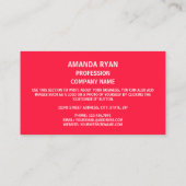 ノースダコタン州旗、ノースダコタ州旗 名刺 (裏面)