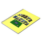 ノースダコタ写真文字 ノートブック (左側)