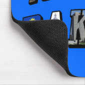 ノースダコタ写真文字 マウスパッド (コーナー)