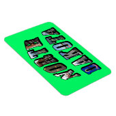 ノースダコタ写真文字 マグネット (右側)