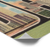 ノースダコタ大文字シーンノースダコタ ポスター (角)