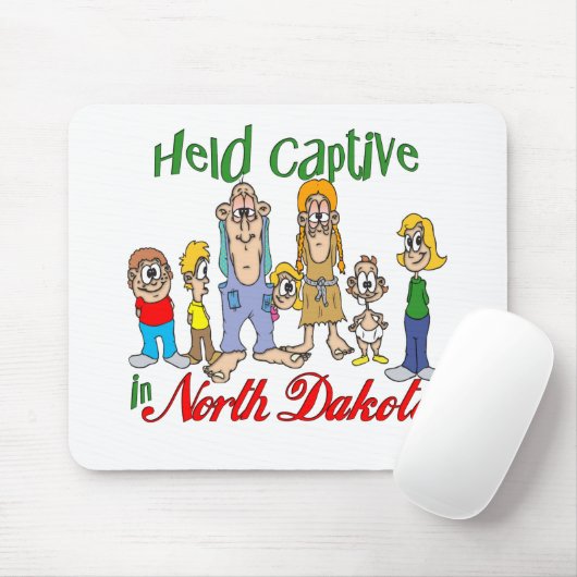 ノースダコタ州で捕虜として拘禁される マウスパッド (マウス)