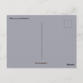 ノースダコタ州の嵐 ポストカード (裏面)