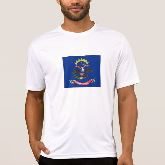 ノースダコタ州の旗 Tシャツ (正面)