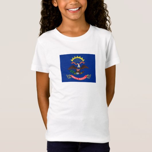 ノースダコタ州の旗 Tシャツ (正面)