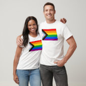 ノースダコタ州の誇り LGBTQ プログレスプライド Tシャツ (ユニセックス)