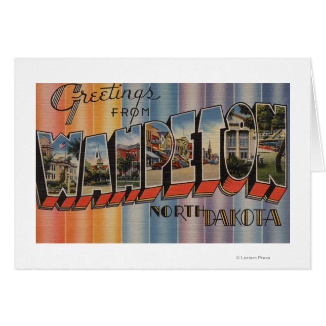 ノースダコタ州ウォプトン – ラージレターシーン (正面横)