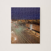 ノースダコタ州ビスマルク通りのドーンオンメイン州 ジグソーパズル (縦)