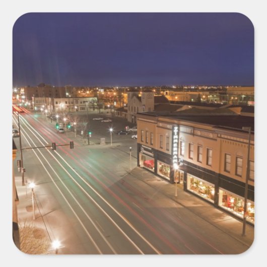 ノースダコタ州ビスマルク通りのドーンオンメイン州 スクエアシール (正面)