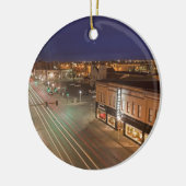 ノースダコタ州ビスマルク通りのドーンオンメイン州 セラミックオーナメント (左)