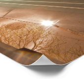 ノースダコタ州ビスマルク通りのドーンオンメイン州 ポスター (角)