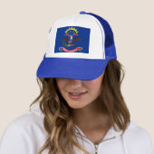 ノースダコタ州旗と帽子州 – 米国 キャップ (インサイチュ)