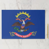 ノースダコタ州旗を持つティアウェイ紙パッド ペーパーパッド (インサイチュ)