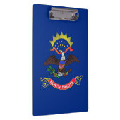 ノースダコタ州旗を持つ愛国的なクリップボード クリップボード (右)