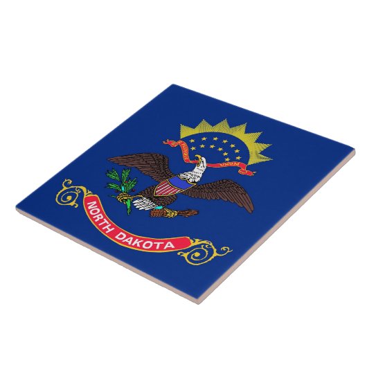 ノースダコタ州旗タイル タイル (側面)