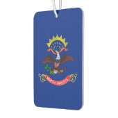 ノースダコタ州旗デザイン カーエアーフレッシュナー (左)