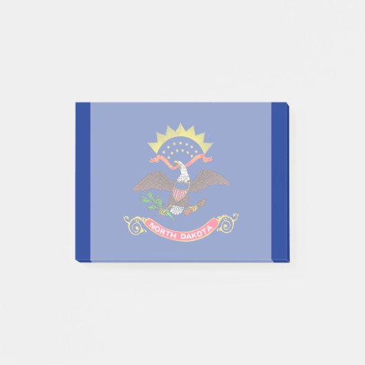 ノースダコタ州旗デザイン ポストイット (正面)