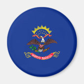 ノースダコタ州旗デザイン マグネット (正面)