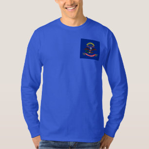 ノースダコタ州旗デザイン Tシャツ