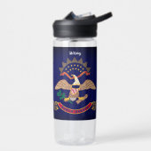 ノースダコタ州旗 ウォーターボトル (左面)