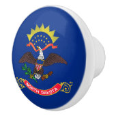 ノースダコタ州旗 セラミックノブ (右)