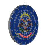 ノースダコタ州旗（ノースダコタン） ダーツボード (正面左)