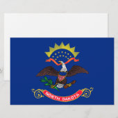 ノースダコタ州旗（ノースダコタン） 便箋 (正面/裏面)