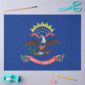 ノースダコタ州旗（ノースダコタン）組織パップ 薄葉紙 (クラフト)