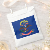 ノースダコタ州旗 フェイバーバッグ (クリップ留めされた状態)