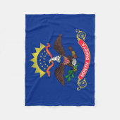 ノースダコタ州旗 フリースブランケット (正面)