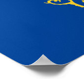 ノースダコタ州旗 ポスター (角)