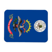 ノースダコタ州旗 マグネット (横)