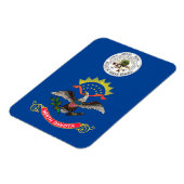 ノースダコタ州旗 マグネット (左側)