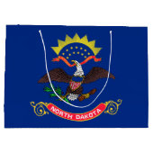 ノースダコタ州旗 ラージペーパーバッグ (裏面)
