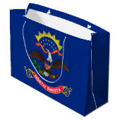 ノースダコタ州旗 ラージペーパーバッグ (裏面アングル)