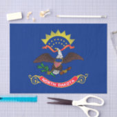 ノースダコタ州旗 薄葉紙 (クラフト)