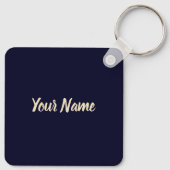 ノースダコタ州統一された州レトロマップヴィンテージ キーホルダー (裏面)