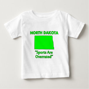 ノースダコタ州 - スポーツは過大評価 ベビーTシャツ