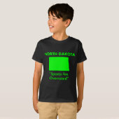 ノースダコタ州 - スポーツは過大評価 Tシャツ (正面フル)