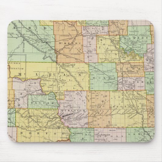 ノースダコタ州 マウスパッド (正面)