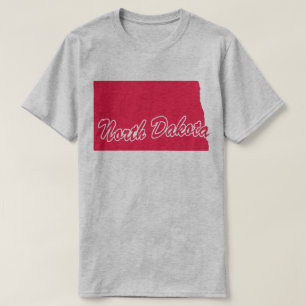 ノースダコタ州Tシャツの州 Tシャツ