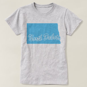 ノースダコタ州Tシャツの州 Tシャツ
